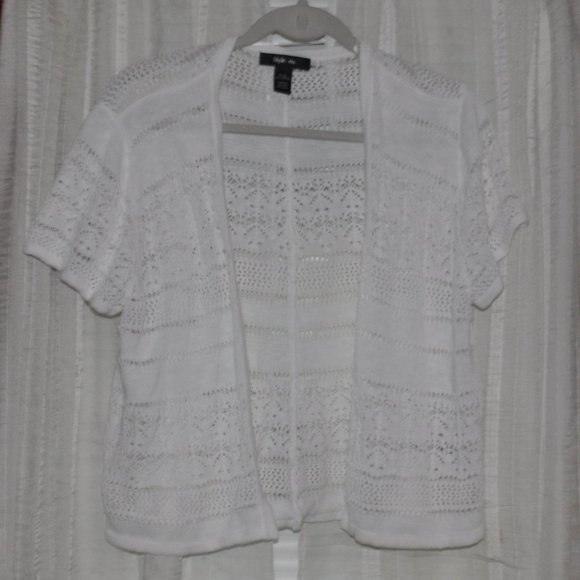 Style & Co Jackets & Blazers - **FINAL PRICE** White Shrug Style & Co Jackets & Blazers - **FINAL PRICE** White Shrug